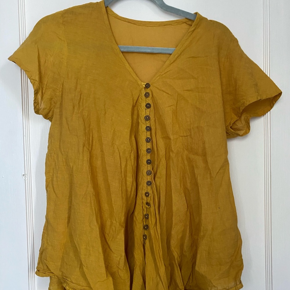 Mustard/Golden colored Shirt